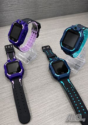 Водоустойчив детски GPS смарт часовник PURPLE с вградена камера