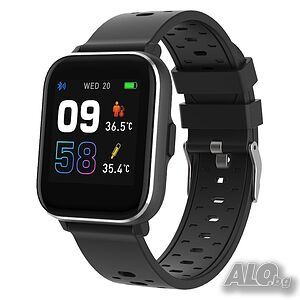 ПРОМО!!! Denver sw-165 bluetooth смарт часовник със сензори за телесна температура