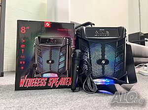 Bluetooth високоговорител, 8 инча,TWS,FM радио KTS-1831