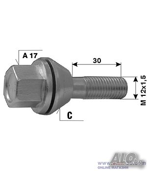 болт за джанта m12x1.5