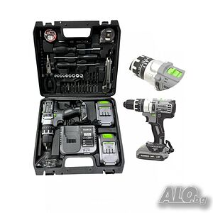 Акумулаторен ударен винтоверт с ЧАСТИ HAWEK, 24V 4.0AН