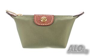Портмоне Longchamp Le Pliage MINI Coin Purse Nylon Wallet green