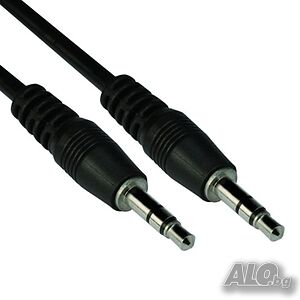 Кабел VCOM 3.5 мм жак към 3.5 мм жак, 3 м - CV201-3m