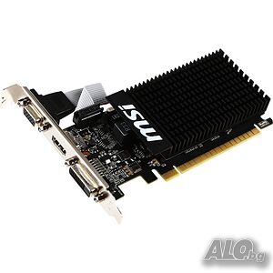 Реновирана видео карта MSI GeForce GT 710 2GD3H LP 2GB DDR3