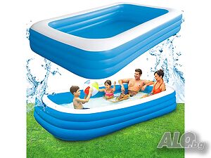НОВИ! Надуваем басейн XXL 305x60x185см