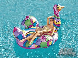 НОВИ! Надуваем остров 1.9м Щраус BESTWAY Ostrich Pop Kunst