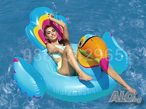НОВИ! Надуваем остров дюшек 2.07м Bestway Tipsy Toucan Ride-On