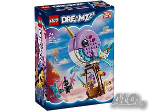 НОВИ! LEGO® DREAMZzz™ 71472 2в1 Нарвалът на Изи Балон с горещ въздух