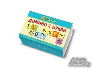 НОВО! Домино с букви Клевър Бук