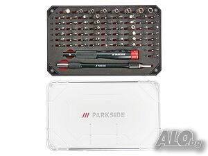 НОВИ! Комплект за фина механика прецизни отвертки с битове PARKSIDE 66 части