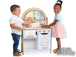 НОВИ! Дървена детска кухня с аксесоари KidKraft
