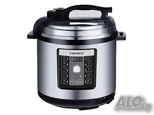 НОВИ! Мултикукър под налягане Crown 1000W 6 л 11 програми