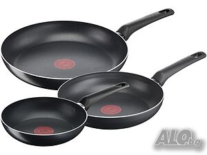 НОВИ! Комплект тигани Tefal Simple Cook 3 части 20, 24 и 28 см