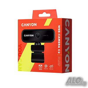 НОВИ! Уеб Камера CANYON CNE-HWC2 петслоен обектив HD1280-720p с вграден микрофон