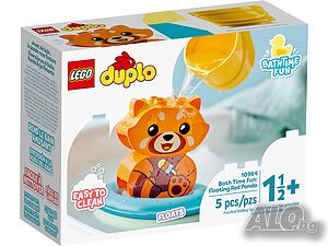НОВИ! LEGO® DUPLO® 10964 Забавления в банята: плаваща червена панда