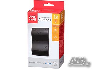 НОВИ! Активна стайна антена OneForAll цифрова телевизия Flat DVB-T 38dB