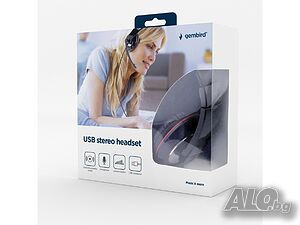 НОВИ! Слушалки Gembird MHS-001 с микрофон черни