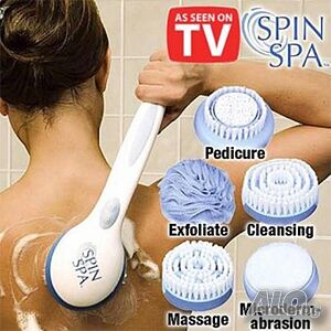 Spin Spa водоустойчива душ четка с дръжка