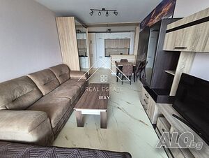 Едностаен ЧИСТО НОВ ПРОСТОРЕН луксозно обзаведен апартамент - ОРБ, Нова кооперация