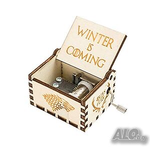 Дървена музикална кутия с музика от Game of Thrones