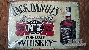 Метална табела на уиски Джак Даниелс, Jack Daniels