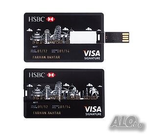 Флашка USB 32 гб Кредитна, дебитна карта Visa, флаш памет