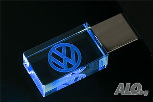 32 гб Светеща флашка VW, Фолксваген, volkswagen