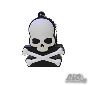 Флашка 32 гб. Череп и кости, скелет, Jolly Roger