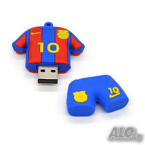 Флашка 32 гб Меси Барселона USB футболен екип Barcelona