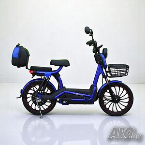 Електрически скутер тип велосипед MaxMotors EBZ 20 1200W/60V/20Ah - BLUE