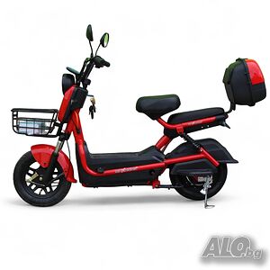 Електрически скутер тип велосипед SG Super Crown 800W/48V/20Ah - Red