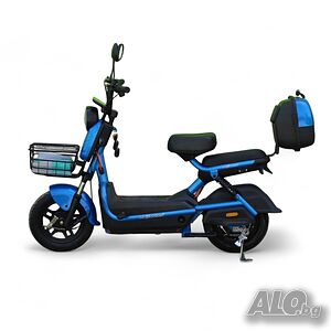 Електрически скутер тип велосипед SG Super Crown 800W/48V/20Ah - Blue