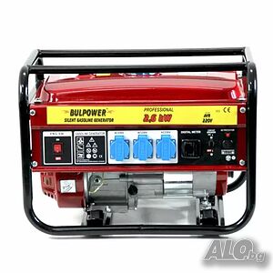 Генератор за ток 2.6kW BULPOWER BR-3000 с ръчно палене