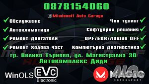 Софтуерно и физическо премахване на DPF/ EGR/ AdBlue и др + Чип Тунинг