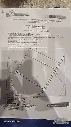 Продавам земя район Хераково