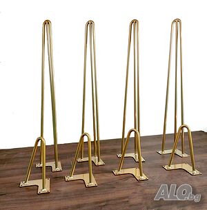 Метални крака за маси Фиба - hairpin legs