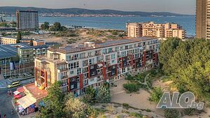 Апартамент с панорамна гледка море в к.к. Слънчев бряг Двустаен апартамент 70 кв.м Тухла 2004 г. 4 етаж Непоследен | Апартаменти | Слънчев бряг
