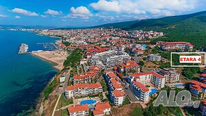 Тристаен апартамент в нов комплекс близо до морето Тристаен апартамент 122 кв.м Тухла 2023 г. 1 етаж Партер | Апартаменти | Свети Влас
