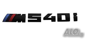 емблема BMW 540I M540 M power черен мат