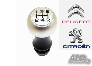 Топка за скоростен лост SPORT Citroen C3 C4 Peugeot 207 308 Partner