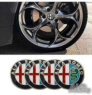 Капачки за джанти Alfa Romeo 60мм Алфа Ромео Mito Giulietta Stelvio