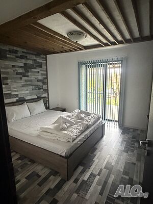 об. 13 Етаж от къща с приказна градина и просторна веранда, под наем в близост до гр. Сандански Етаж от къща 80 кв.м Обзаведена | Къщи под наем | Сандански