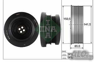 Демпферна шайба Bmw Land Rover Opel 11232247886