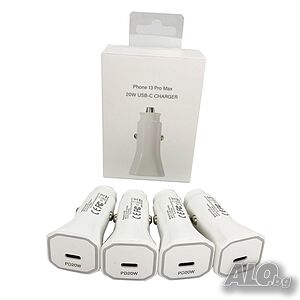 Зарядно Адаптер за кола Apple Fast Charger 20W/Бързо зарядно/ iPhone, iPad, Watch/