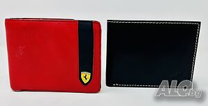 Портфейл от естествена кожа Ferrari