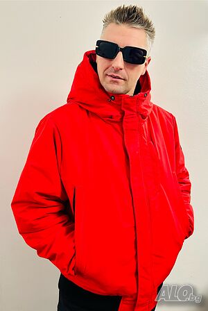 Зимно яке Born Rich LONDON Mens Emarnos Jacket Red