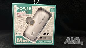 Външна батерия Power Bank за iPhone и iPad 5000 mAh,USB C с вграден Lightning кабел