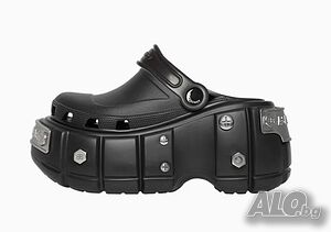 Crocs Кроксове Balenciaga Hardcrocs Slide x Crocs ’Black’ номер 41-42