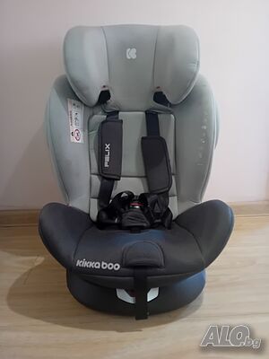 Столче за кола KikkaBoo - i-Felix, IsoFix, i-Size, 40-150 cm, Light Grey