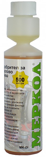 Добавка за дизел МЕРКОЛ - третира 500 л. дизелово гориво